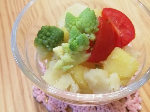 クリスマスカラー☆2種のお芋の温サラダ